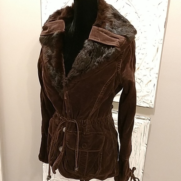 Twill 22 Fur coat military cargo - Picture 5 of 7